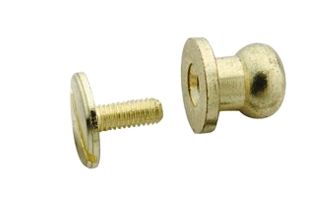 Boutons de col  visser - Or